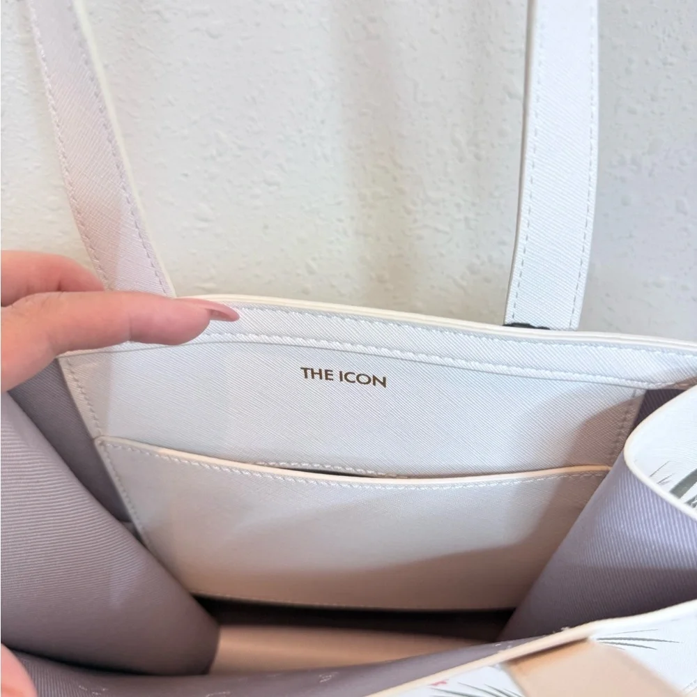 Ted Baker The Icon White Floral Print Small Tote Bag NWT